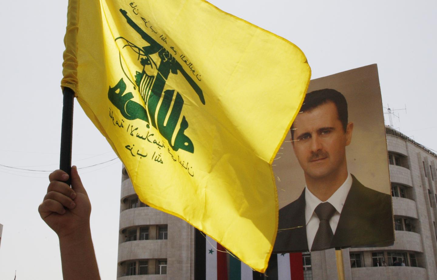 flag with Bashar