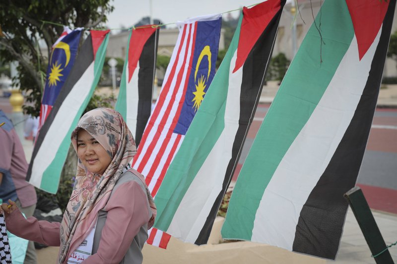 Palestine Malaisiya flags3