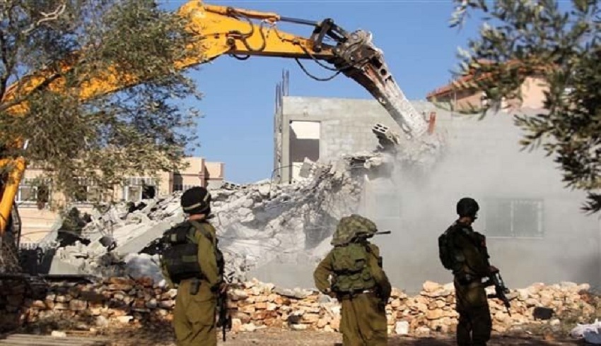 Palestinian houses demolished10