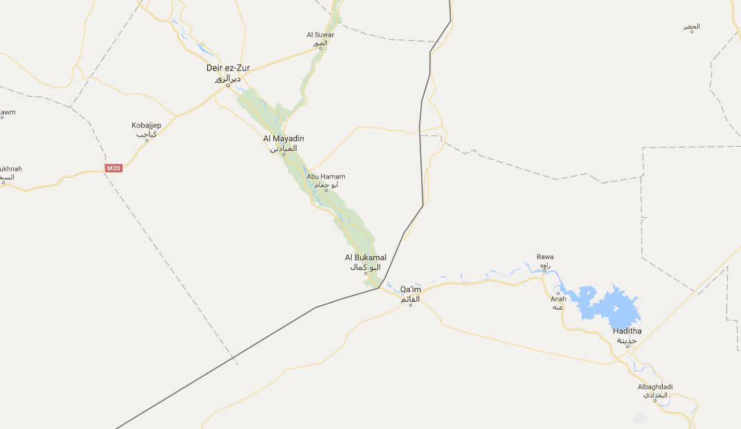 Iraki Syria map