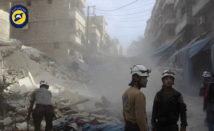 В штабе террористов в Алеппо обнаружены следы «Белых касок»