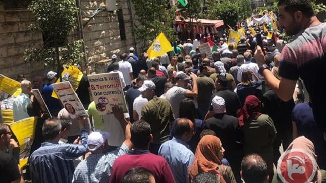 Палестинцы протестуют против «сделки века»