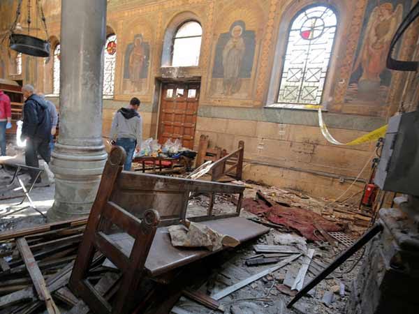 В коптском храме в Каире прогремел взрыв
