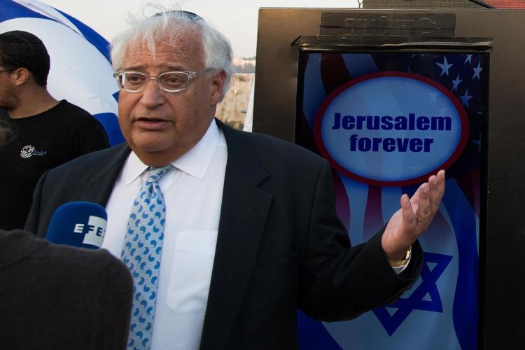 Посол США в Израиле оправдывает строительство незаконных поселений