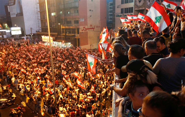 Протесты в  Ливане