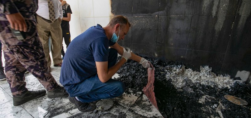 Cионисты подожгли мечеть на Западном берегу